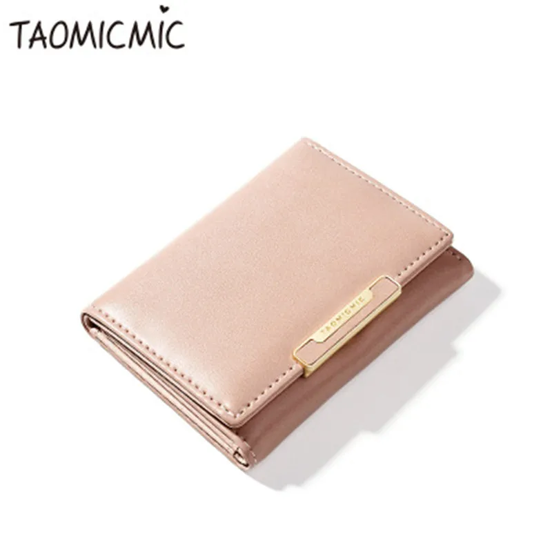 

TAOMICMIC forever young wallet female Korean version of the multi-card three-fold small wallet fashion ladies wallet