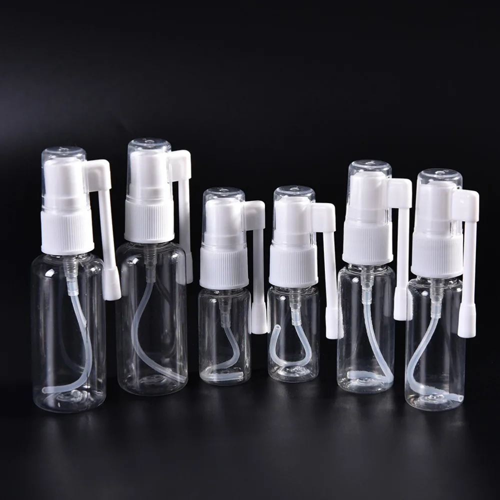 

2Pcs Plastic Travel Portable Rhinitis Spray Bottle Refillable Medical Spray Bottle Tools 10ml 20ml 30ml
