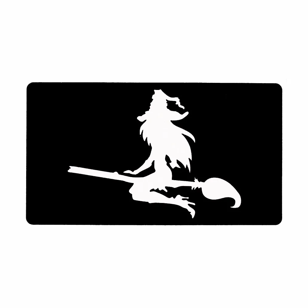 2017 1 Piece Broom Witch Design Small Henna Tattoo Stencil DIY Body Paint Art Makeup Tool Mehndi Tattoo Stencil Personality G144 (2)