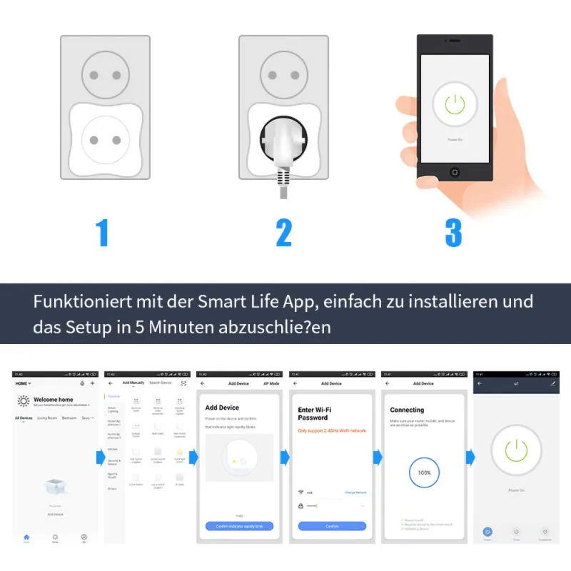 Умная вилка wifi умная розетка конвертер интеллектуальный пульт дистанционного управления время работы штепсельная вилка стандарта ЕС для Alexa Google Home умное устройство