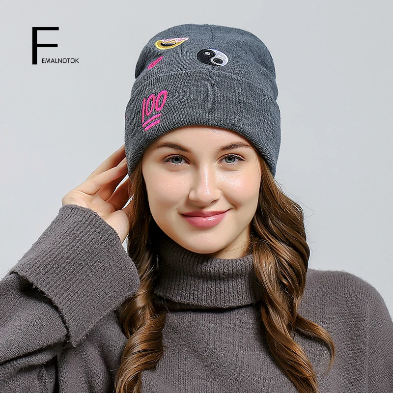 New arrival fashion knitted hat for women high quality brand design
