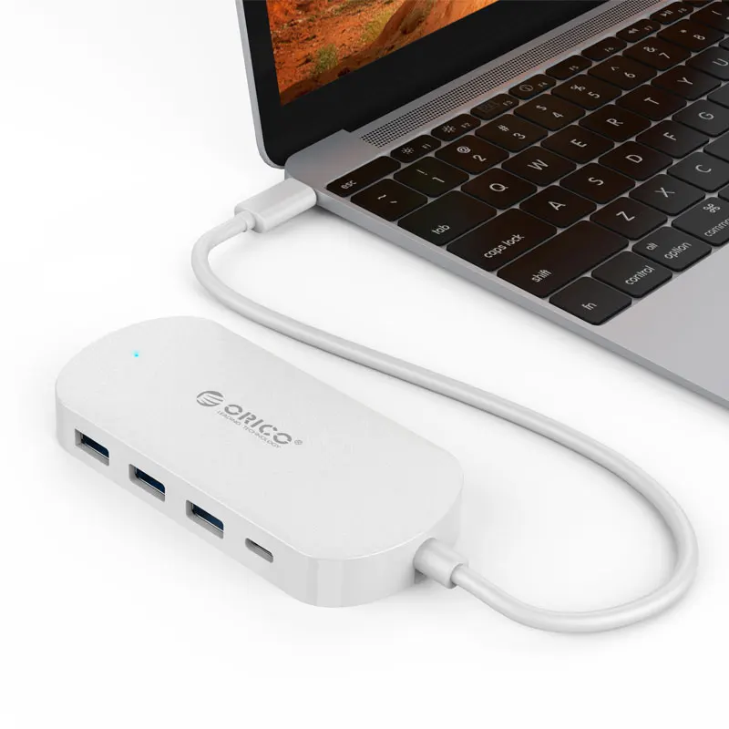 USB 3,0 концентратор Мульти USB разветвитель выход USB3.0-A x 2, USB3.0-C x 1, USB2.0 x 1, порт type-C передает данные до 10 Гбит/с, HC1