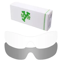 2 шт Mryok Сменные линзы против царапин для солнцезащитных очков-солнцезащитных очков оакли антикс линзы Серебро Титан и HD прозрачный