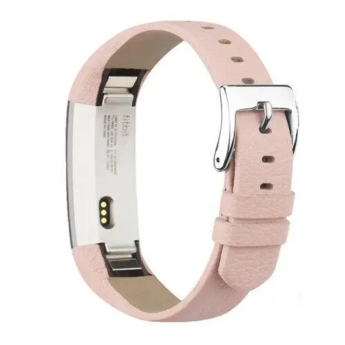 BEESCLOVER Для Fitbit Alta/Alta HR часы из натуральной кожи сменный ремешок r20 - Цвет: Pink
