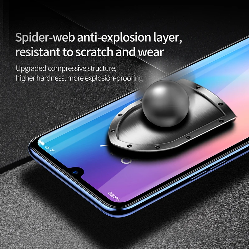 Baseus Tempered Glass For Xiaomi Mi 9 8 Se Mix 3 9D Full Cover Screen Protector For Xiaomi mi9 mi8 8se Mix3 Screen Protection