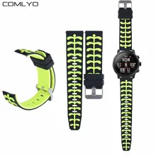 Для Huami Amazfit Stratos 2/amazfit pace Смарт часы ремешок спортивные часы 22 мм Мягкие силиконовые Ремешки для наручных часов браслет