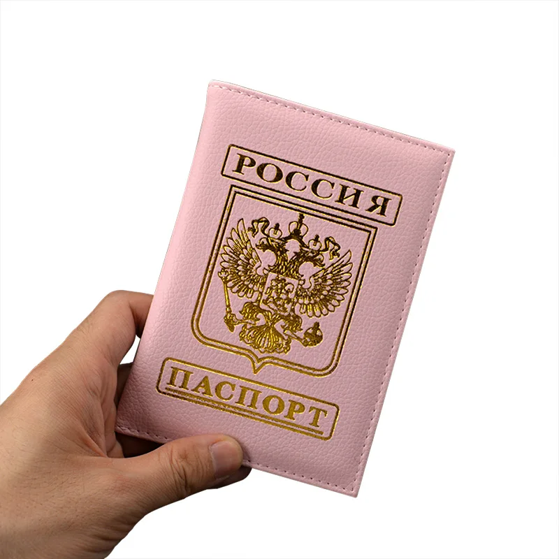 Potni list Potni list za Rusijo Ruski potni list Zadeva Trgovec Znamka Travel Travel PU usnje Potni list imetnik