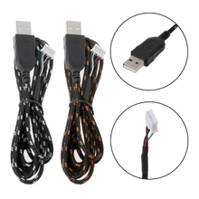 1 Substituição PC Mouse USB Linha de Cabo de Fio para Linhas de SteelSeries KANA Rato Especial