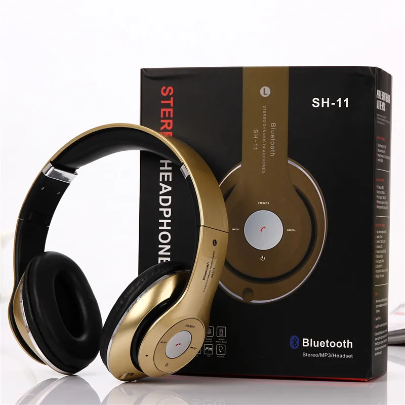 SH-11 Wireless bluetooth Headphones / headset with Bluetooth 4.1 Stereo and microphone for music wireless headphone