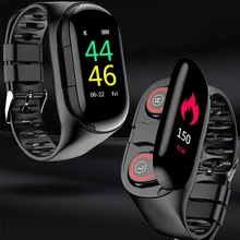 Смарт-часы Timethinker SH30, Bluetooth наушники, гарнитура, фитнес-трекер, беспроводные наушники, измеритель артериального давления, пульсометр