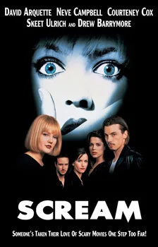 

SCREAM Movie SILK POSTER Decorative painting 24x36inch