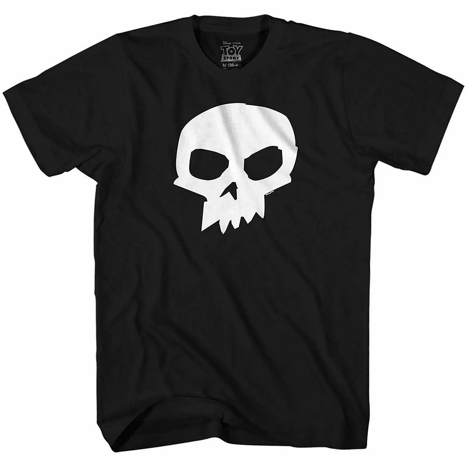 Toy Story Sid Skull Black Men's T Shirt 