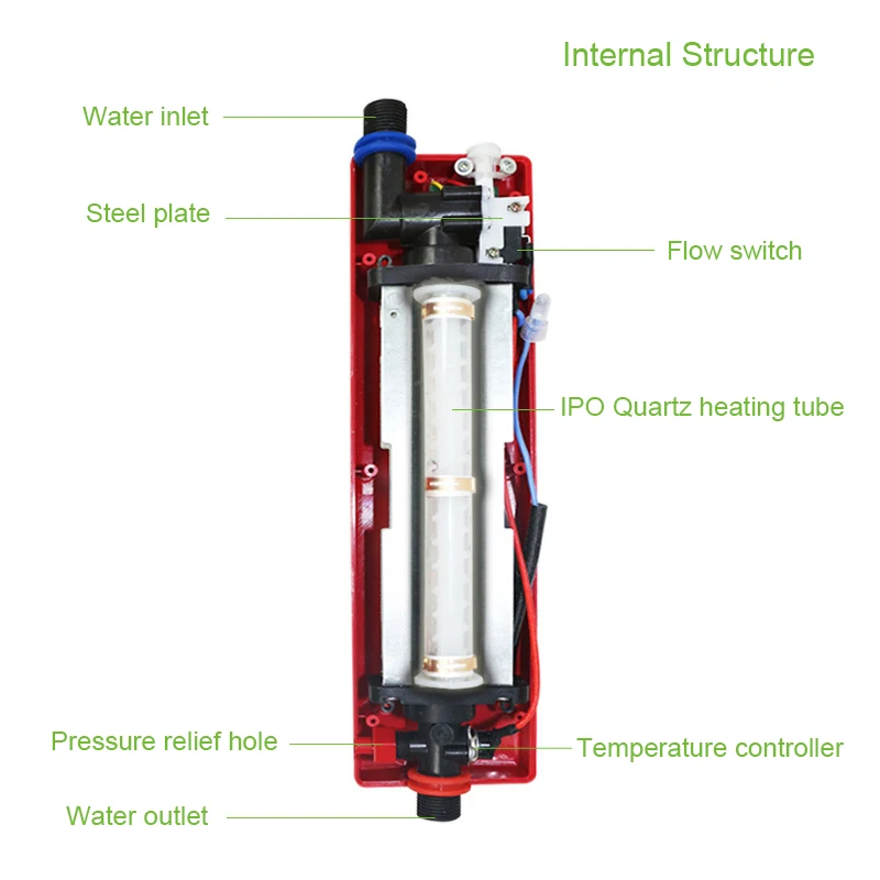 Мгновенный Электрический водонагреватель для кухни и ванной 3000 Вт|hot water heater|electric