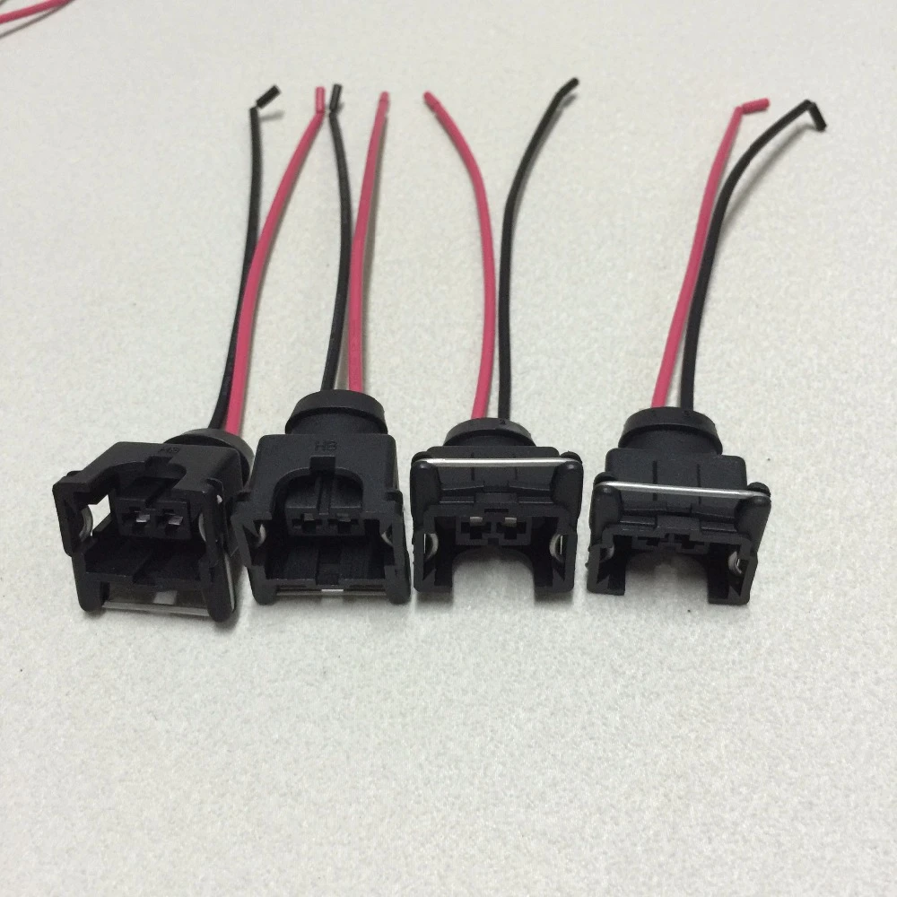 4pcs waterproof EV1 fuel injector plugs connector for bosch440cc 650cc