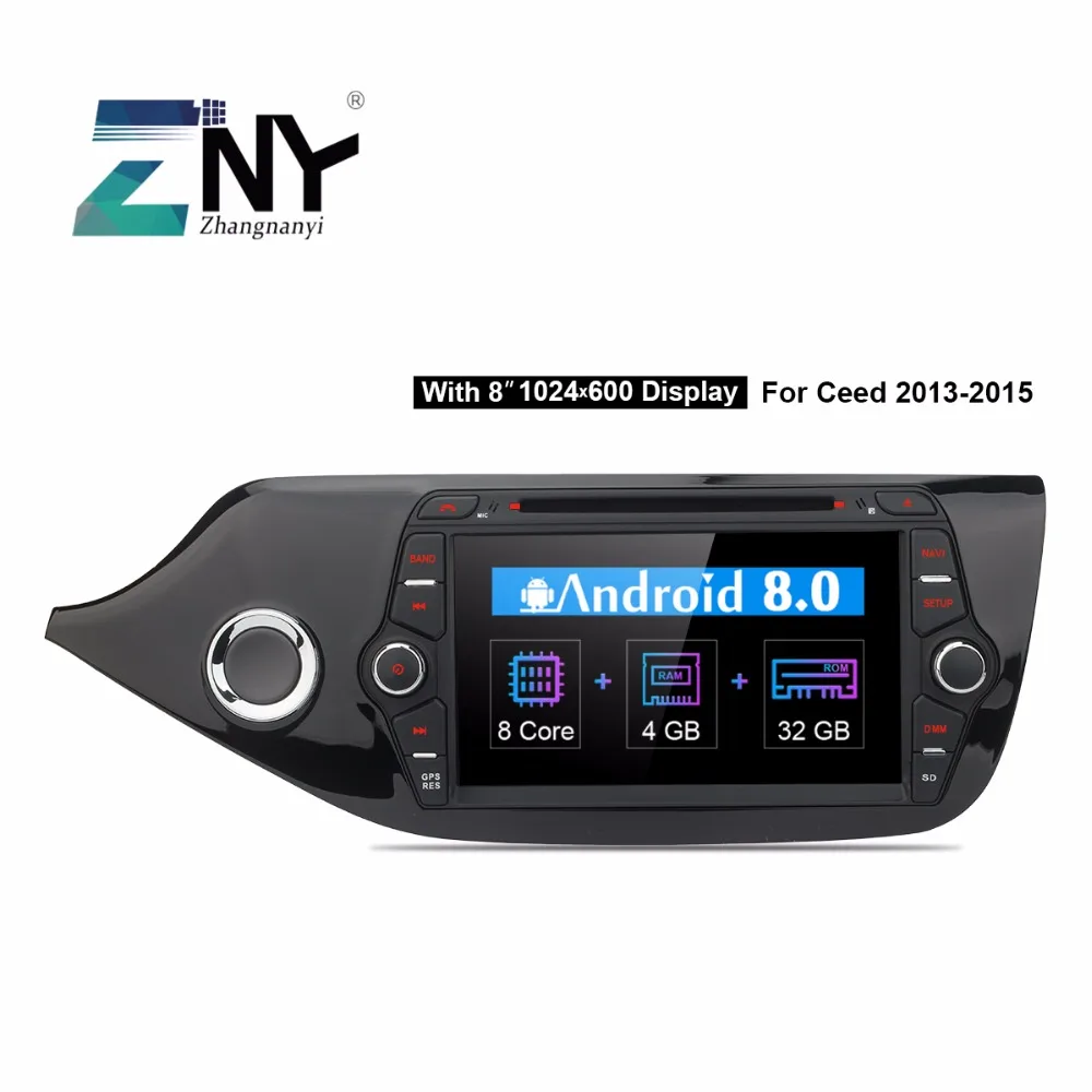 8 HD Android Car DVD 2 Din Auto Radio For Kia Ceed 2013 2014 2015 2016