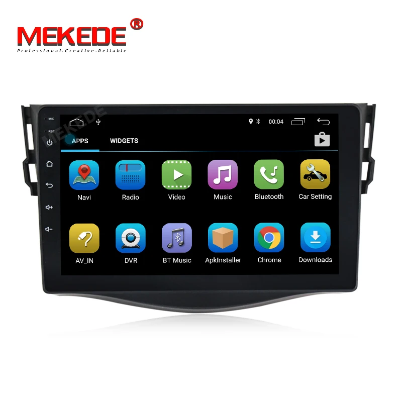 Flash Deal MEKEDE 4 Core Car DVD GPS Navigation player Android 8.1 Car DVD Player for toyota rav4 2007 2008 2009 2010 2011 WIFI BT 3