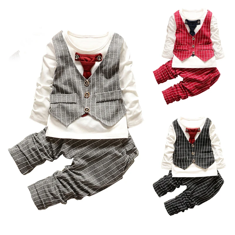 Kids Boy Clothes 2017 Autumn Baby Boys Clothing Set Long Sleeve Newborn Baby Clothes Children
