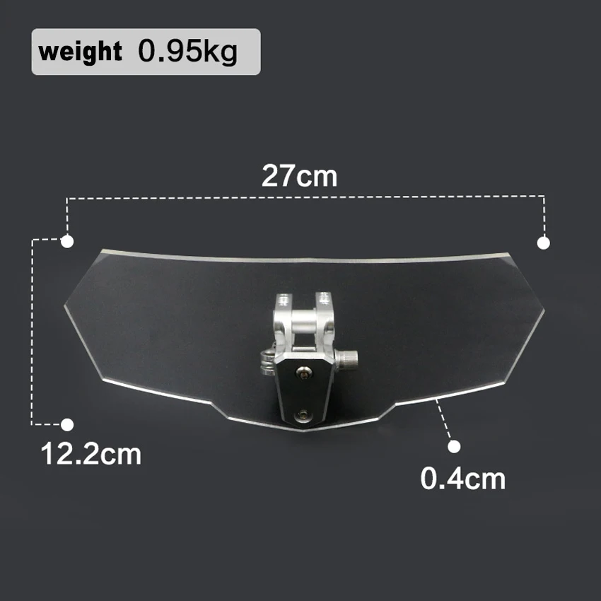 Unversal Airflow Adjustable Windscreen Wind Deflector Motorcycle Windshield For suzuki gsf 600 piaggio beverly mt 09 tracer