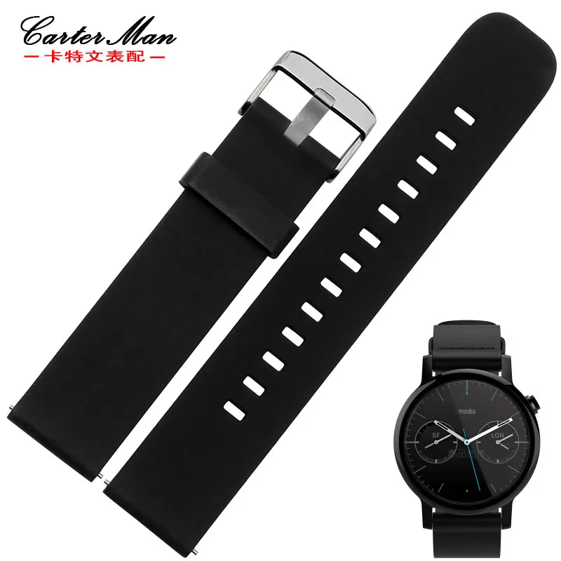 New arrived High quality Rubber watchband 20mm 22mm Silicone watch