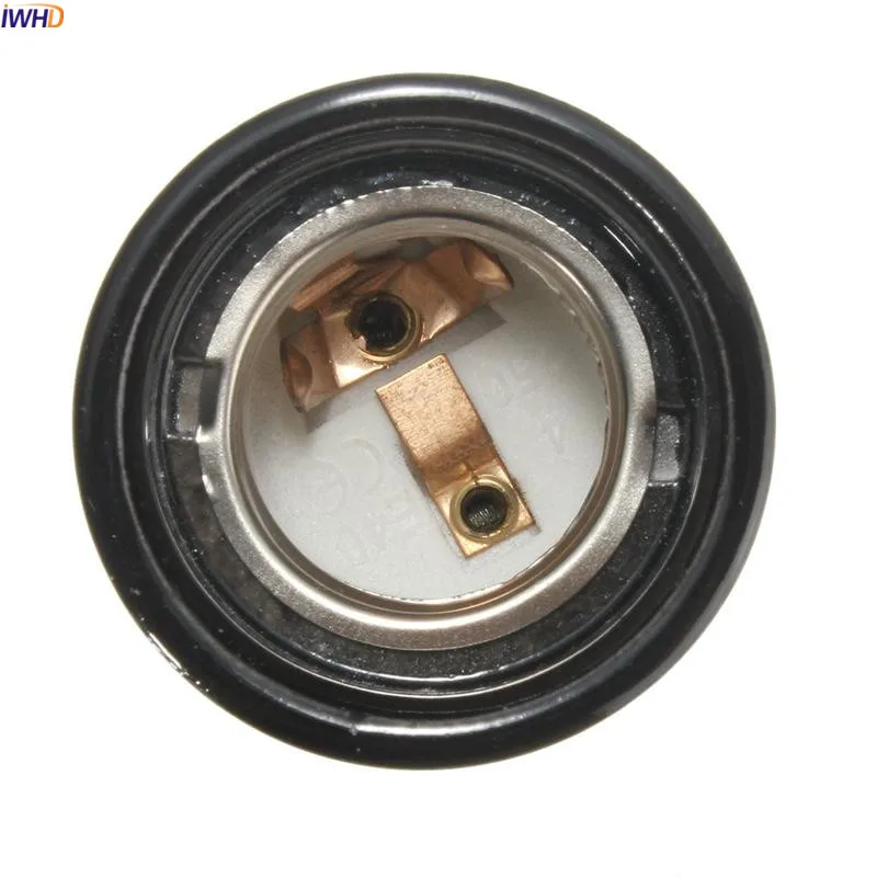 IWHD DIY Douille E27 розетка лампа держатель керамика 110 В 220 в Portalamparas винтажный фитинг