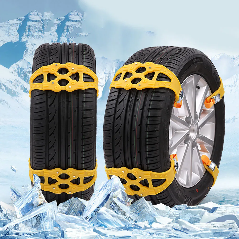 Winter Truck Snow Chain Tire Anti skid Tools Belt Easy Installation
