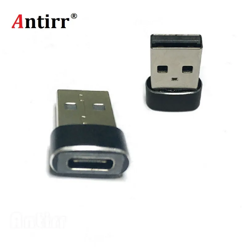 Переходник с USB 3 0 папа на 1 Type C мама для зарядки и передачи данных настольный мини