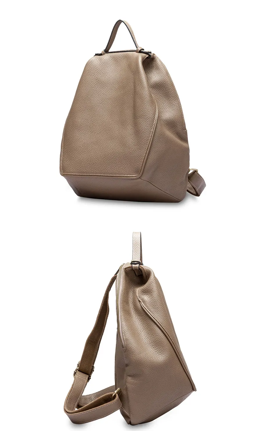 Zency, Большой Вместительный женский рюкзак, натуральная кожа, Женская дорожная сумка, школьный ранец для девочек, модный ранец, нестандартный