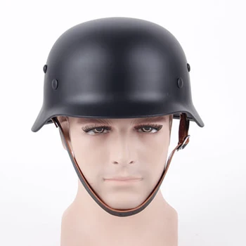 

New Arrival Men Army Safety Protective Helmet Hard Hat Stainless Steel with Leather Workplace Safety Supplies casco de seguridad