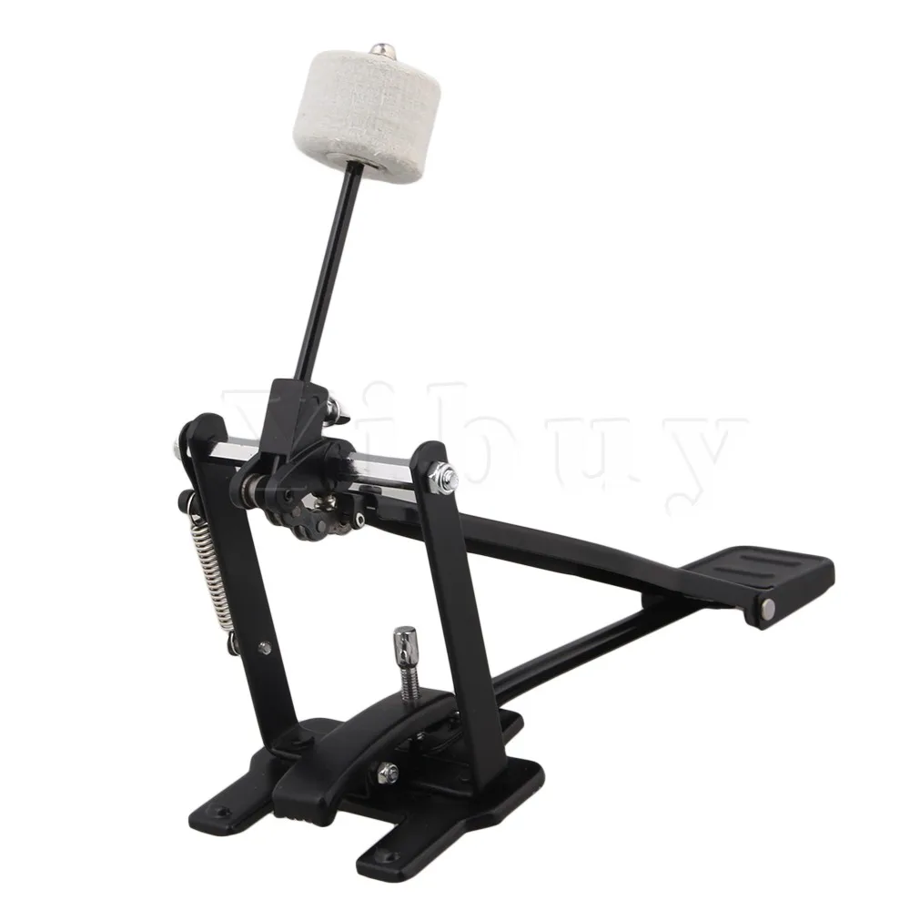 Yibuy Black Shelf drum Pedal and Drumstick for Children Rack Drums Repair Kit 