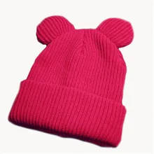 INDJXND унисекс весна осень зима Вязаные шапки женские шапки s шапки для ушей милые вязаные шапочки Теплая шапка аксессуары