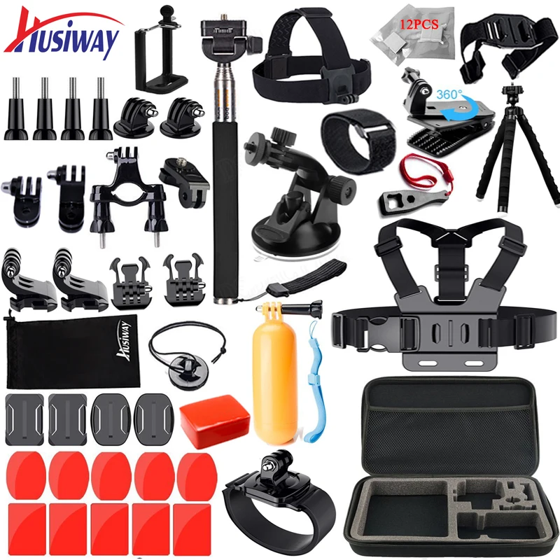 Husiway conjunto de accesorios para Gopro hero 6, 5, 4 y 3, kit para