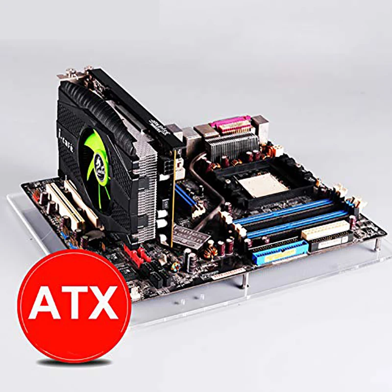 PC открытая рамка тестовая скамейка ITX Mini ITX материнская плата акриловый разгонный чехол для компьютера DIY Mod Базовая подставка