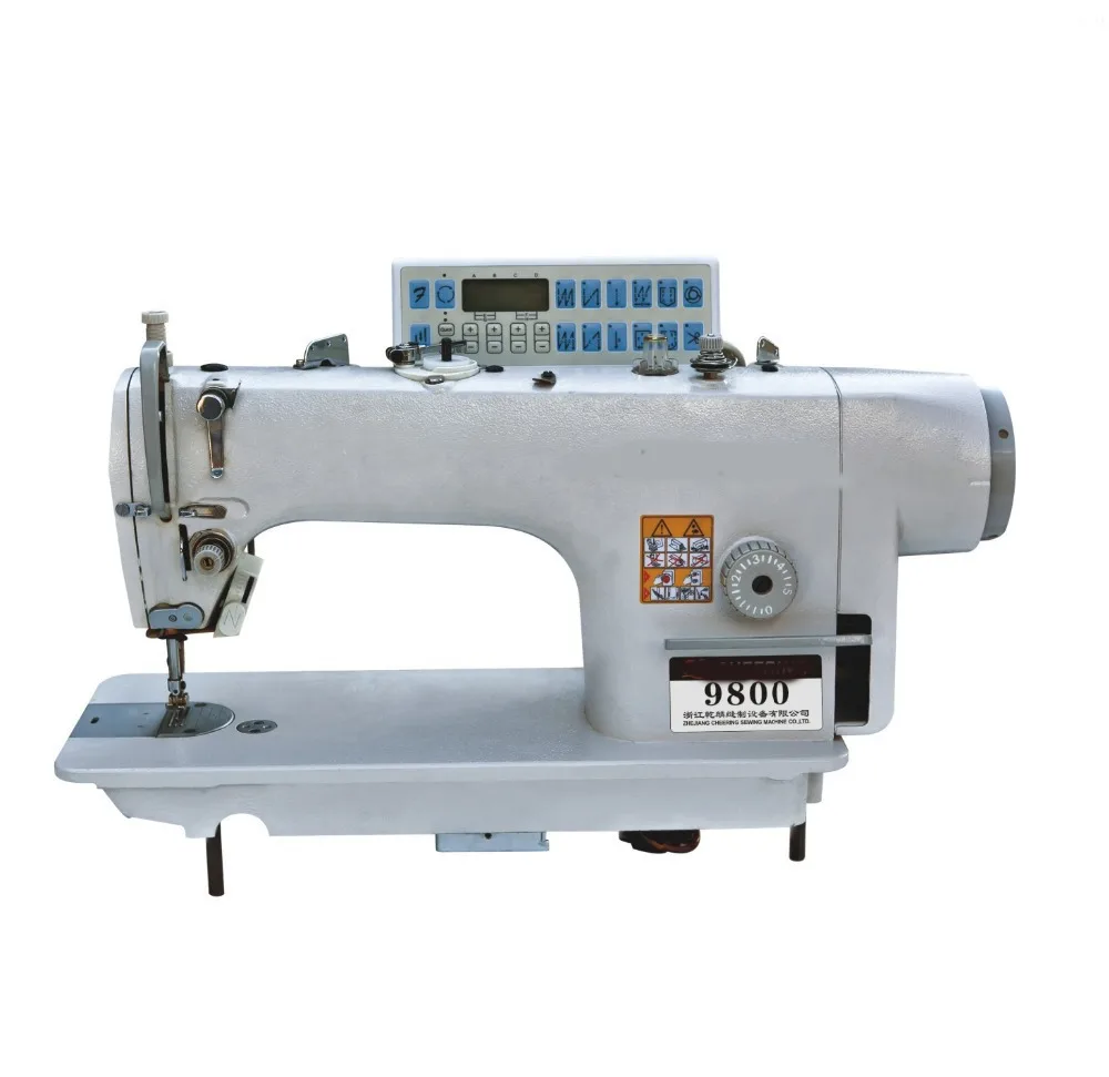 9800 computer controlled high speed lockstitch sewing machine with