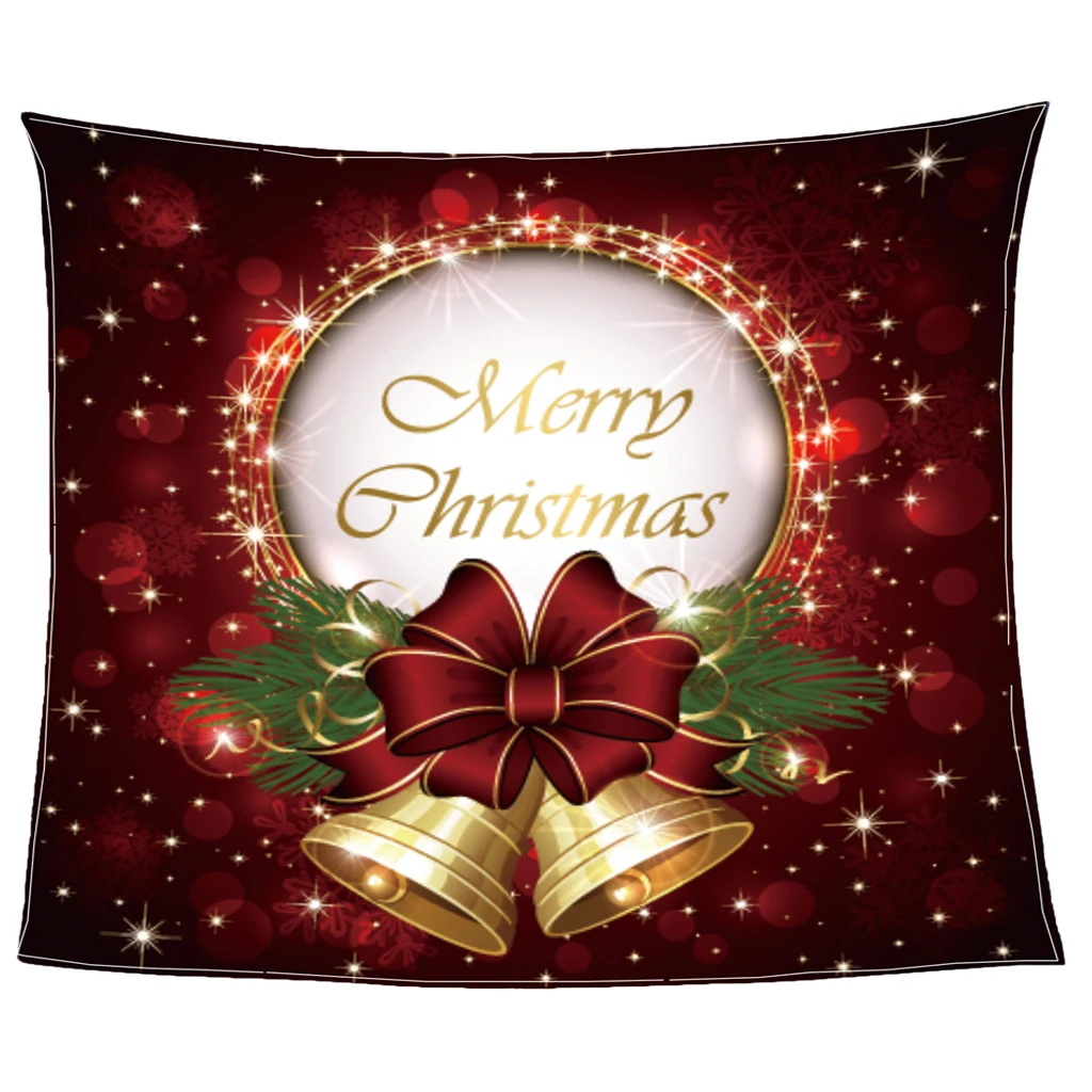 Мягкое Фланелевое рождественское покрывало с двойным флисом w/Рождественский принт, мягкое теплое одеяло для дивана, одеяло для тавелинга, кемпинга, товары для домашнего декора