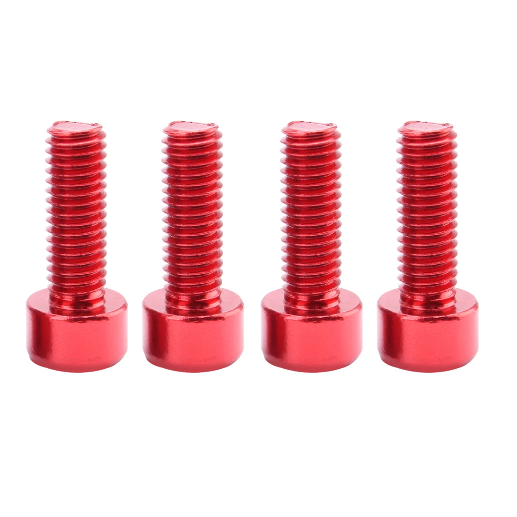 4Pcs Water Bottle Cage Screws Aluminum Alloy Bike Holder Screws Cycling Bicycle Cage Bolts Accessories 