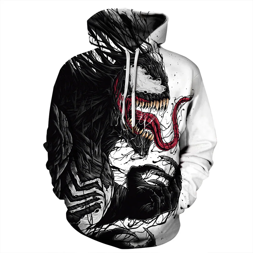 

Drop shipping 2019 New Fashion Women/Men Hoodie movies Venom 3D Print Casual Hoodies Sweatshirt