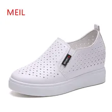 Женская обувь модные кроссовки криперы женские лоферы дышащая обувь на плоской подошве для похудения обувь на платформе обувь без шнуровки для Женские туфли-лодочки