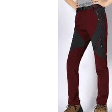 DIRENJIE зимние Термальность Походные штаны, штаны для отдыха Для женщин для отдыха на природе, восхождения, пешего туризма катание на лыжах из материала софтшелл непромокаемые брюки