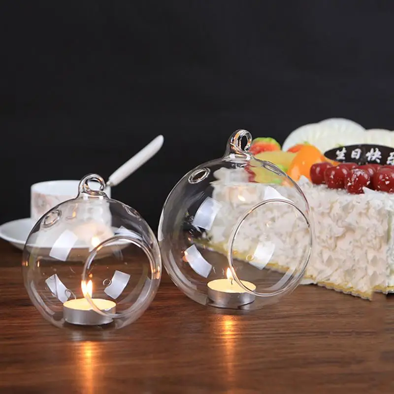 

12pcs Hanging Candle Tealight Holders Candlestick Pillar Candle Holder Stand Tabletop Decor Table Centerpiece for Wedding