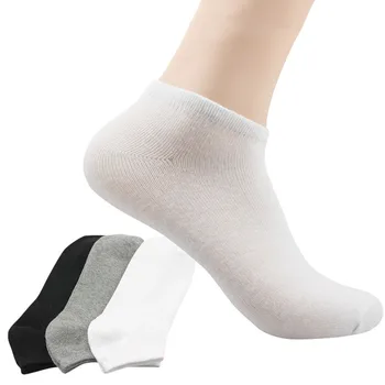 

6Pair WOMEN Mens Cotton Sport Short Soild Ankle Socks Casual Low Cut Non-Slip Hosiery