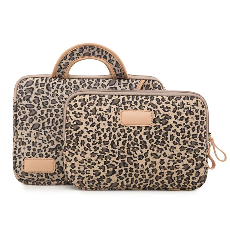 

Leopard Laptop Notebook Sleeve Case Bag Cover Protection Bags for Macbook iPad 12" 13" 14" 15"