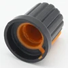 Newest !! Hot Sale 12 Pcs 6mm Shaft Hole Dia Plastic Threaded Knurled Potentiometer Knobs Caps ► Photo 3/3