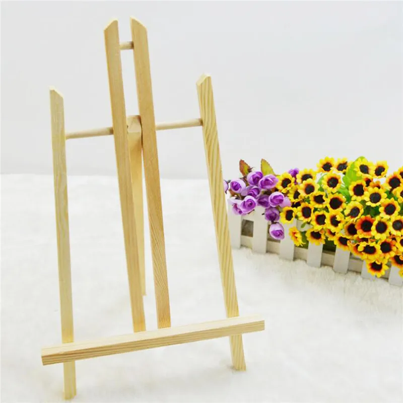 

16inch Mini Artist Wooden Folding Painting Easel Frame Tripod Display Holder for Art Craft Photo DIY Wedding Decor