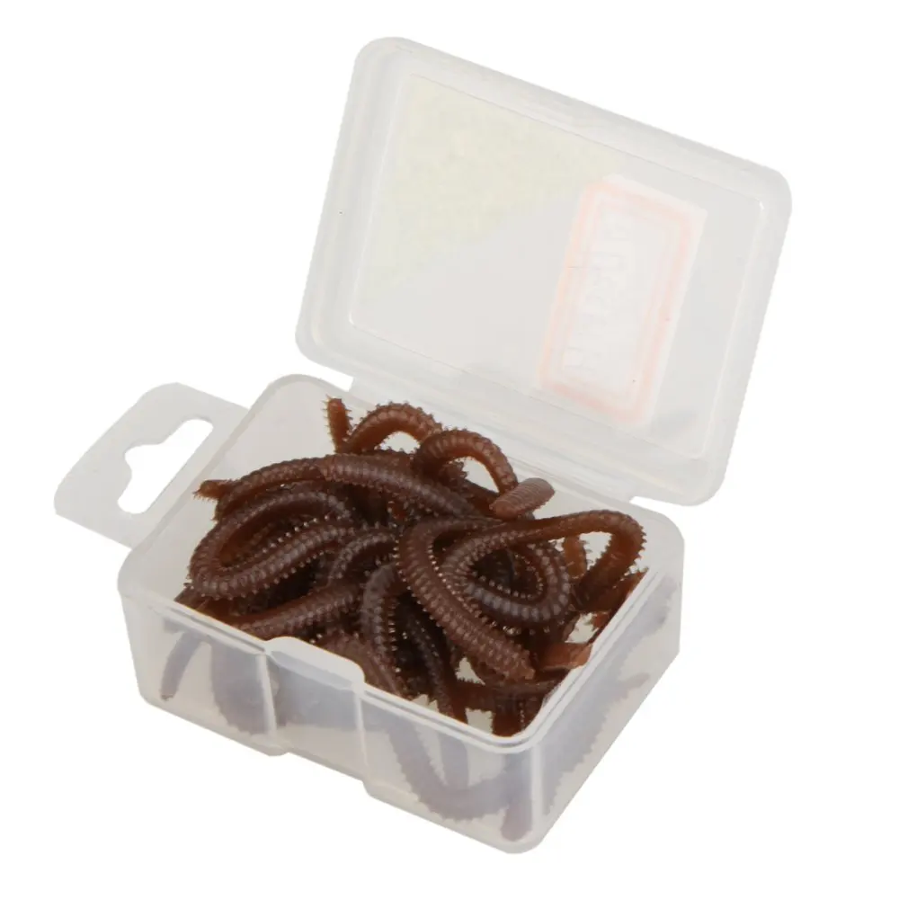 3 Pcs of (17pcs 10cm Soft Simulation Worms Artificial Fishing Lures Lifelike Tackle Baits Fishy