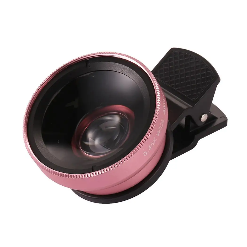

0.45X Wide Angle Lens with Macro Professional Clip-On Phone Camera Mobile Phone, Camera, etc. Lens Kit