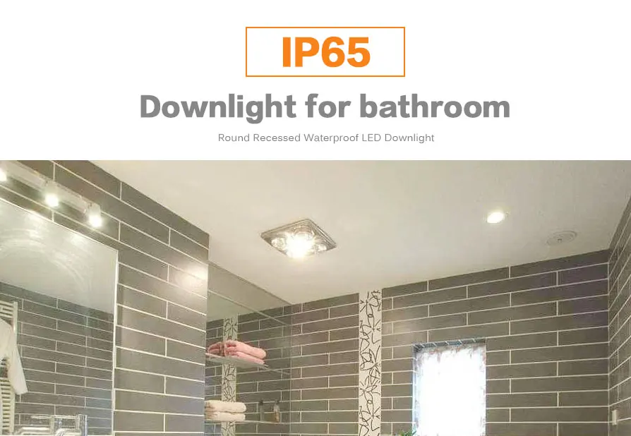Waterproof LED Downlight Dimmable 18W 15W 12W 9W 7W 5W Warm White Cold White  Recessed LED Lamp Spot Light AC220V AC110