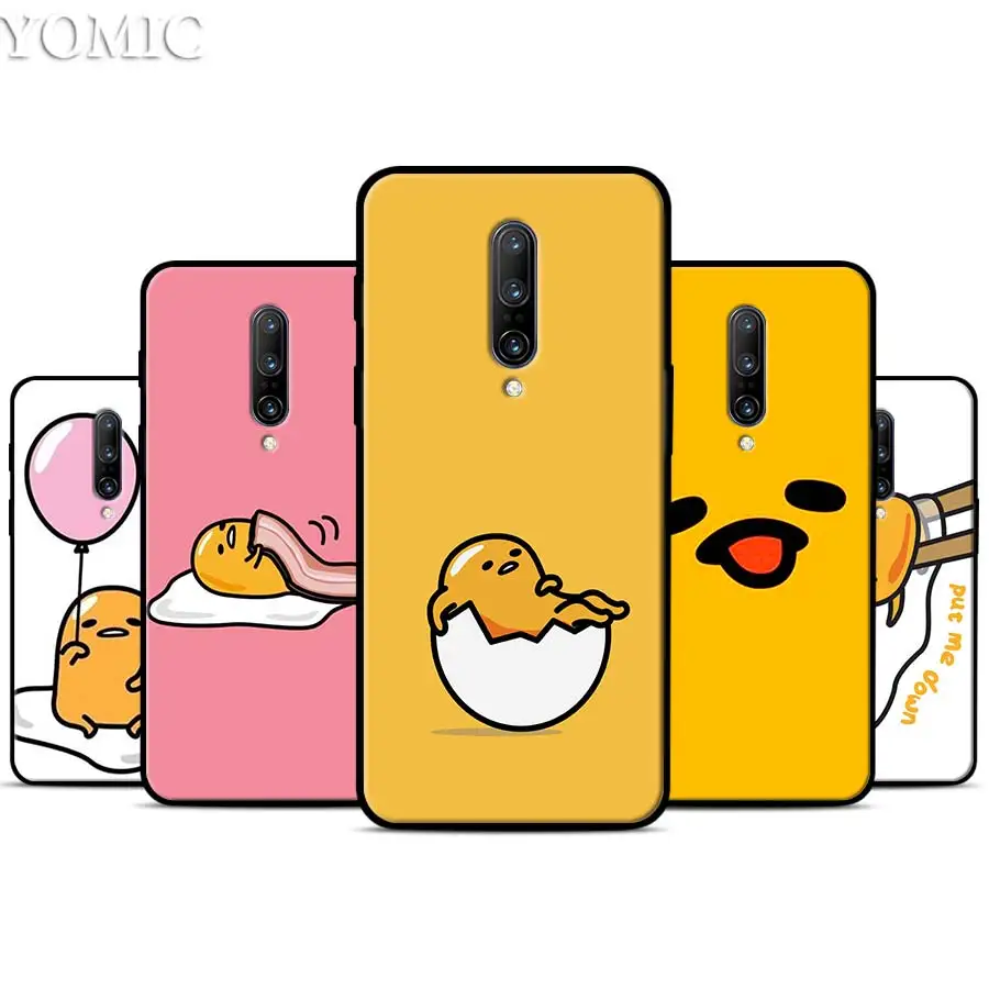 lovely gudetama lazy egg Silicone Case for font b Oneplus b font font b 7 b