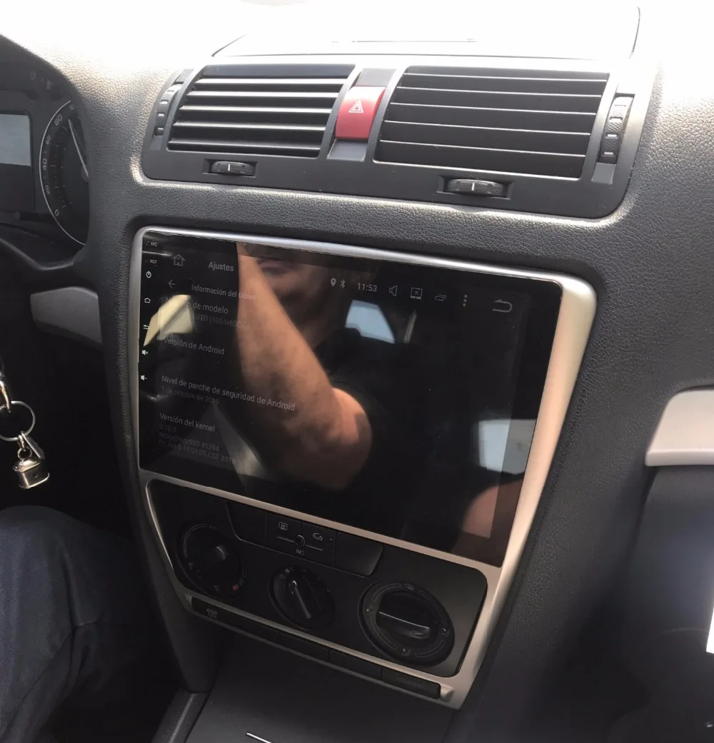 Sale DSP 4GB RAM 10.1" Android 9.0 Car Radio DVD Player for Skoda Octavia 2007 2008 2009 With GPS Bluetooth WIFI USB Mirror-link 3