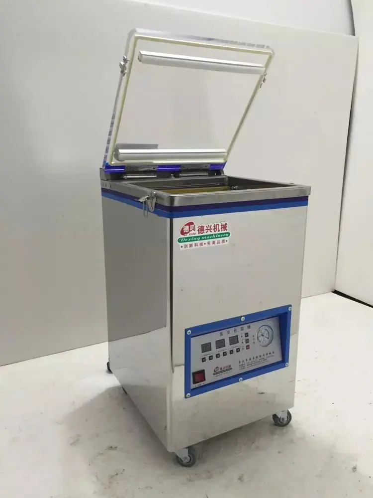 SU-600 Double vacuum pump Double sealing type food vacuum packaging machine, tea Meat cooked food dry goods home vacuum sealing