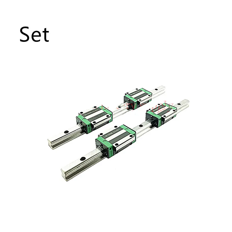 

2pcs linear rail HGR20 L900mm cnc parts and 4pcs HGW20CA linear guide rails block cnc parts